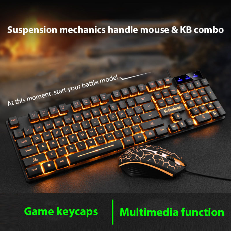 Gaming Keyboard Mouse And Headset Combo - Set Keyboard dan Mouse KM320 Keyboard
