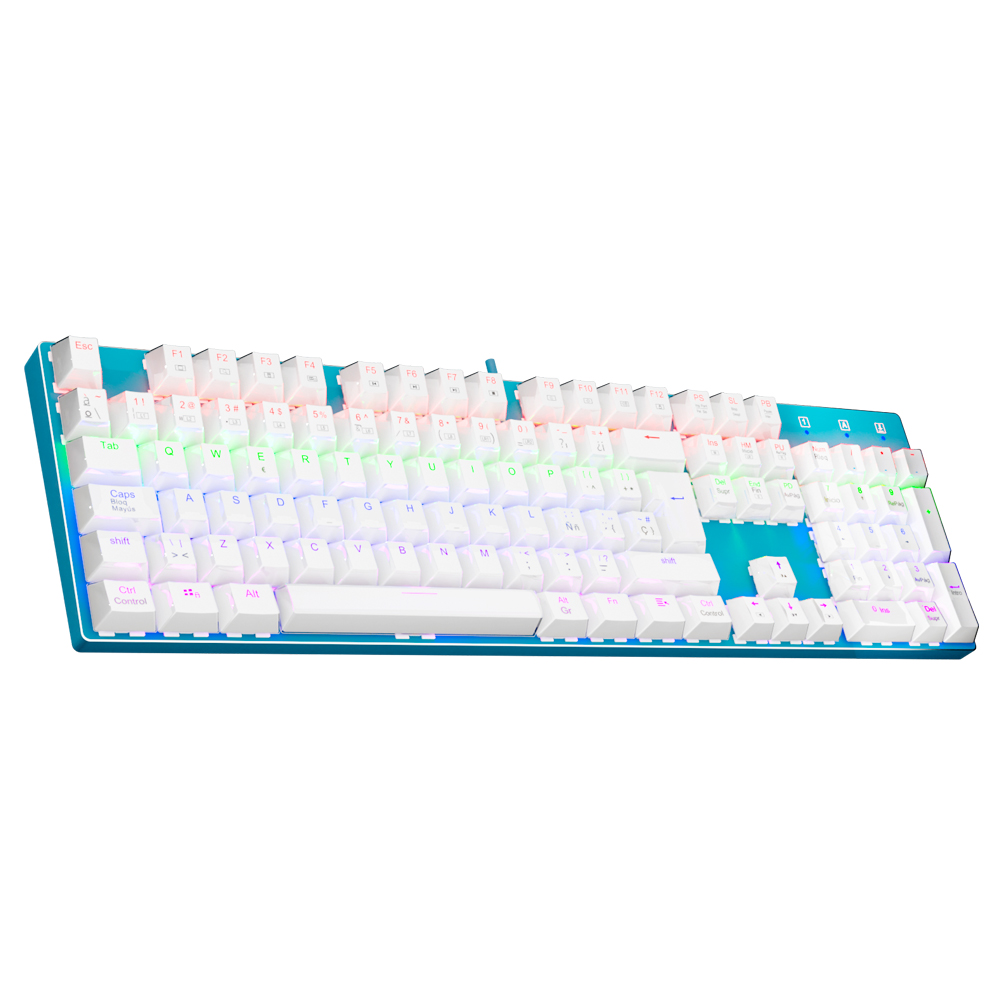 Keyboard Gaming Transparent - E-YOOSO Z88 Rainbow FALCON USB Keyboard