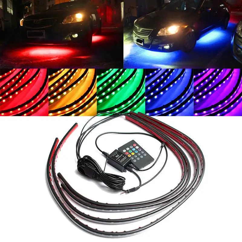 Rgb Underglow Strip - 4x Tahan Air RGB 5050 SMD