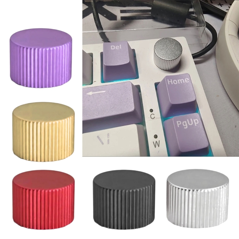 Gaming Keyboard Types - Kenop Kontrol Logam Bergaya untuk Pengetikan