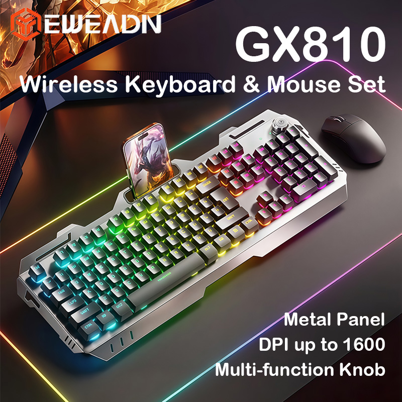 Gaming Keyboard Mouse And Headset Combo - EWEADN GX810 Kombinasi Keyboard dan Mouse