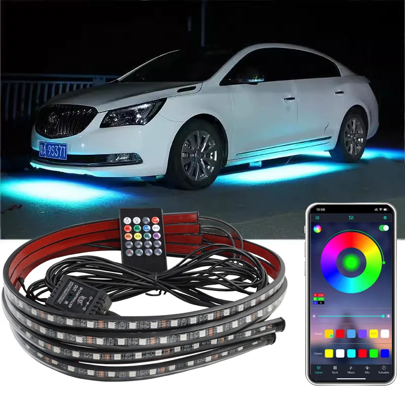 Rgb Underglow Strip - RGB lampu LED fleksibel bar lampu