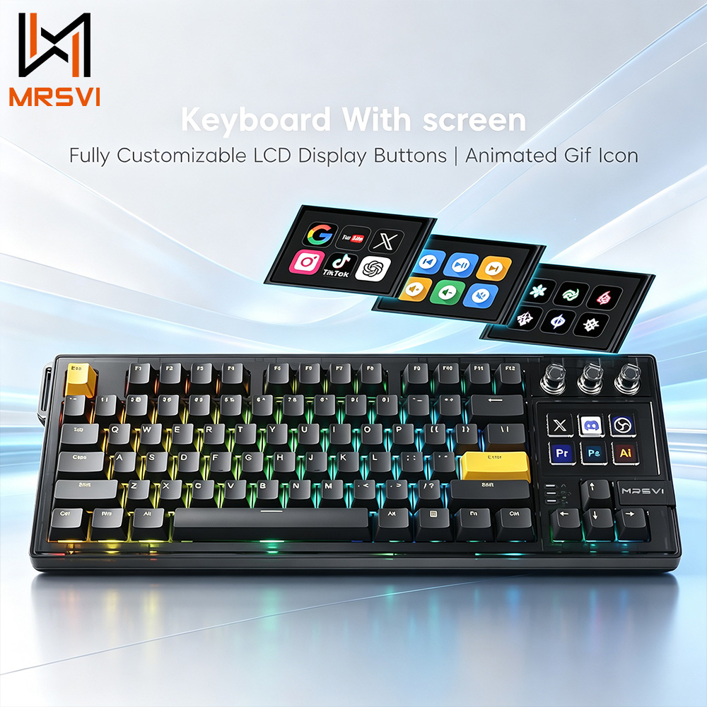 MRSVI K1 PRO V-K87 Keyboard Ga - Keyboard Gaming Transparent ulasan dan harga