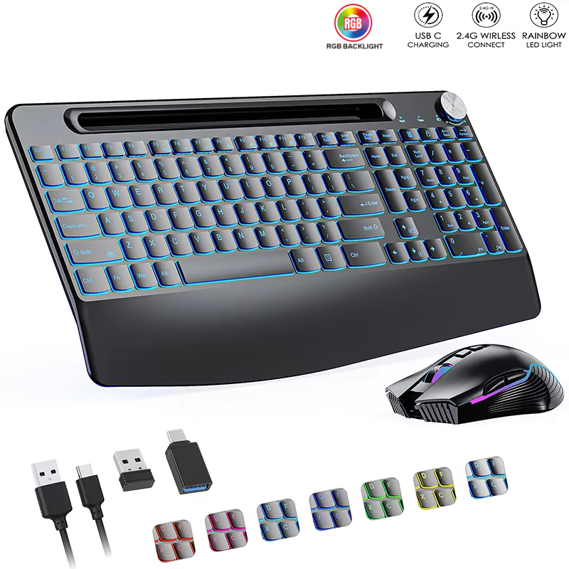 Mouse Keyboard nirkabel 2.4G & - Gaming Keyboard Types ulasan dan harga