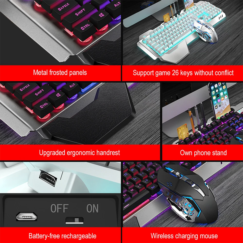 K680 papan ketik dan mouse nir - Gaming Keyboard Mouse And Headset Combo ulasan dan harga