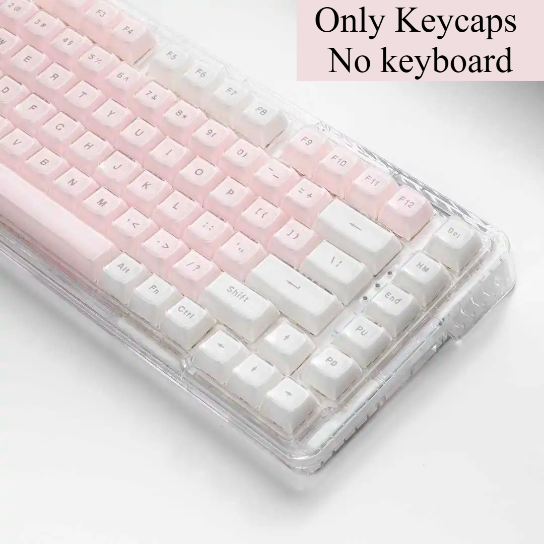 Keycaps Transparan Kristal Pin - Keyboard Gaming Transparent ulasan dan harga