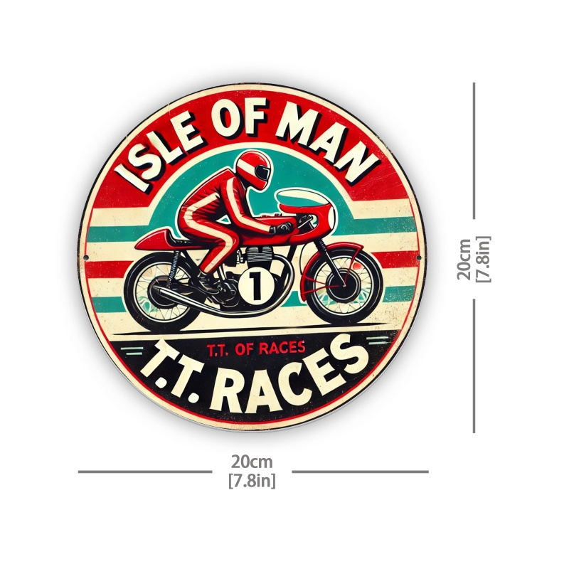 Vintage Isle of for Man TT Rac - Brass Weight Plate ulasan dan harga