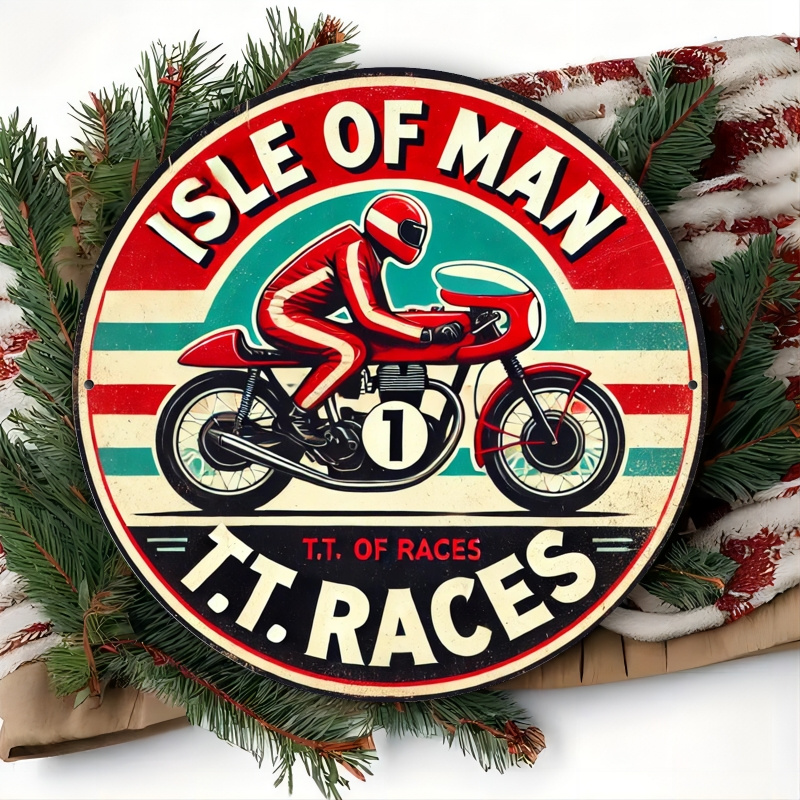 Vintage Isle of for Man TT Rac - Brass Weight Plate ulasan dan harga
