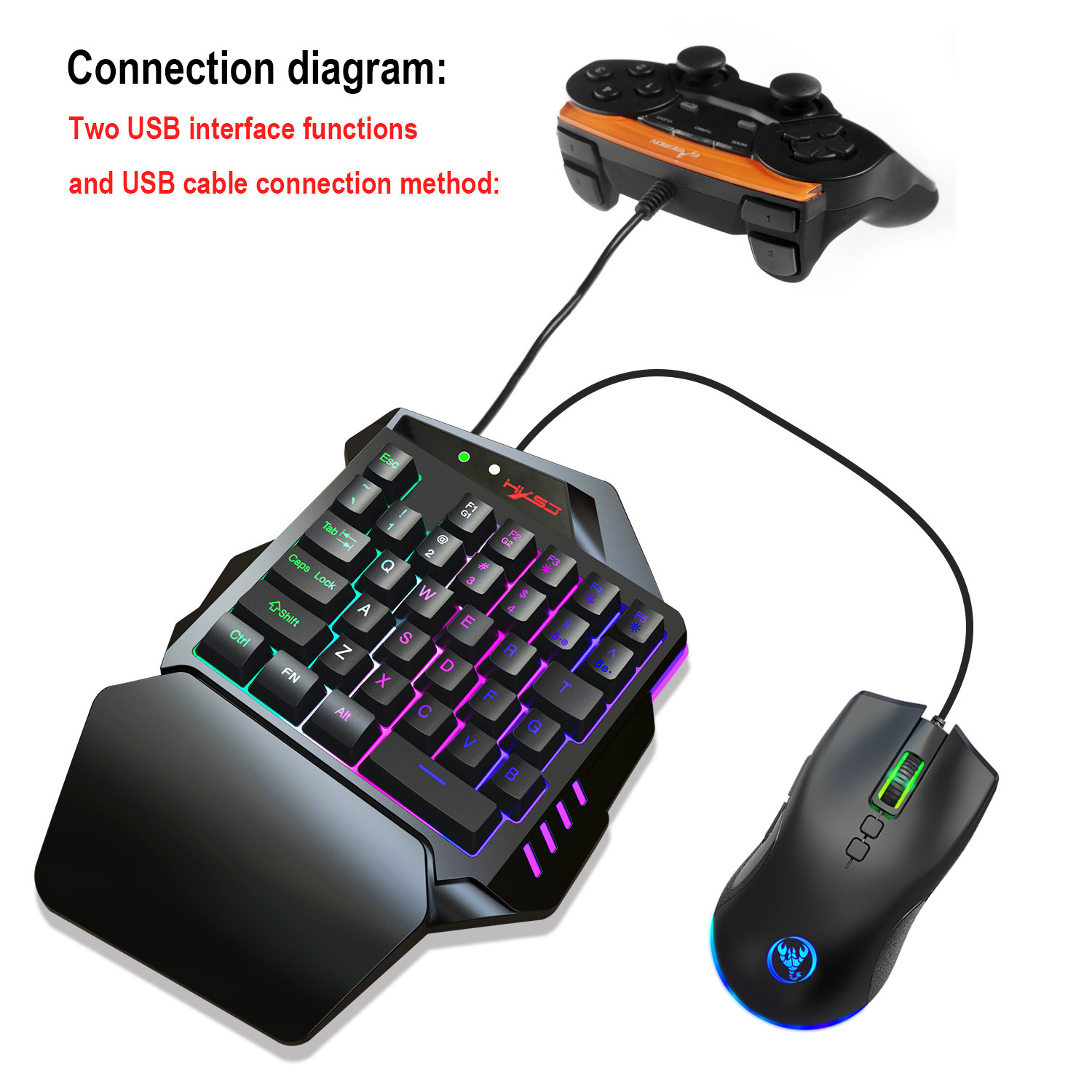 Set Keyboard Gamer, Aksesoris  - Gaming Keyboard Mouse Set ulasan dan harga