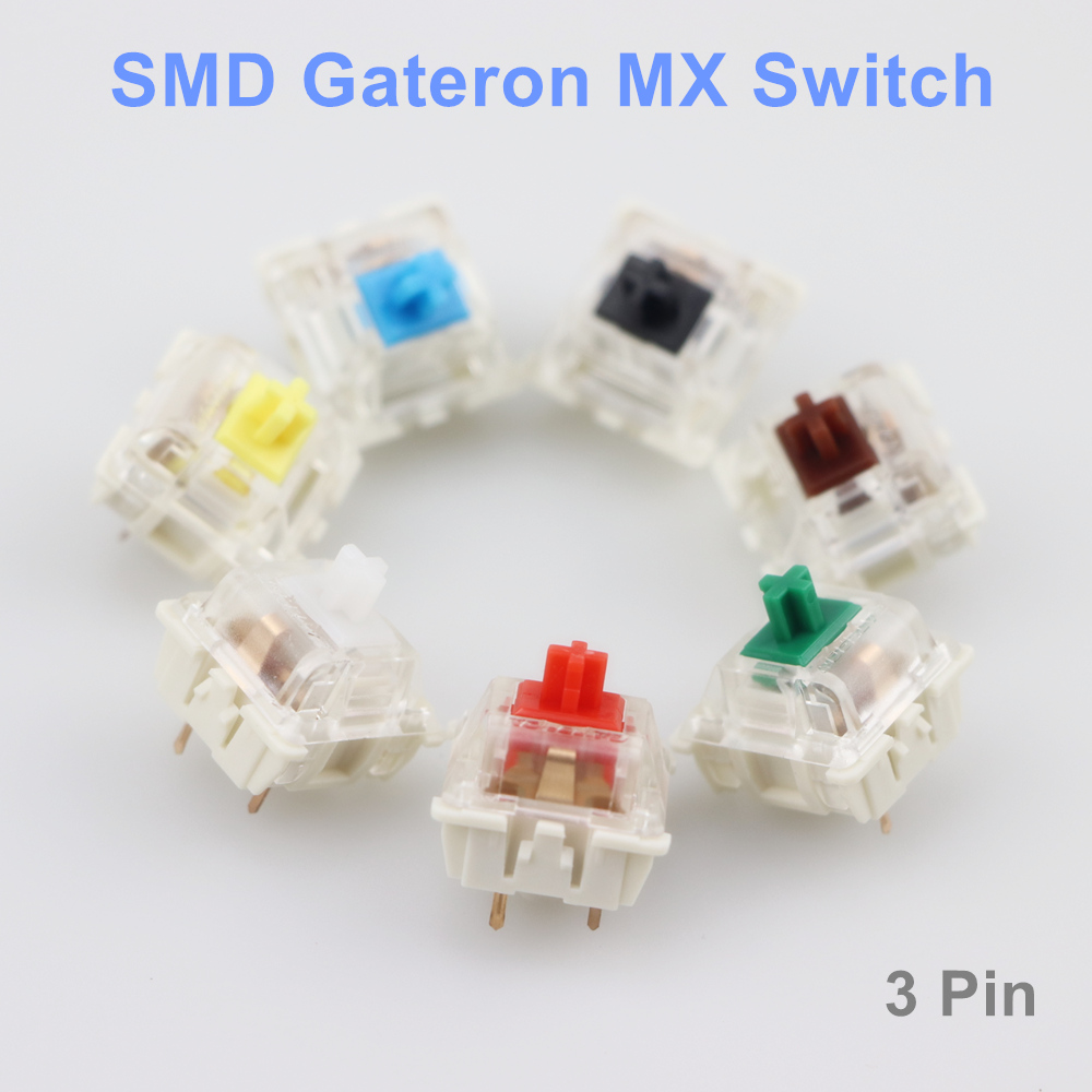 Sakelar SMD Gateron Hitam Mera - Keyboard Gaming Blue Switch ulasan dan harga