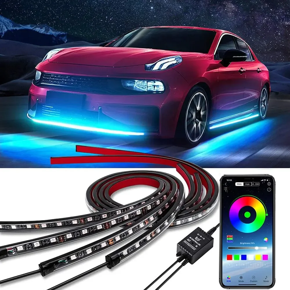 Lampu LED Neon RGB untuk Bawah - Rgb Underglow Strip ulasan dan harga
