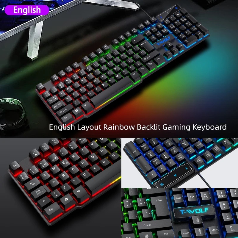 Set Gaming 5-in-1: Keyboard, M - Gaming Keyboard Mouse And Headset Combo ulasan dan harga