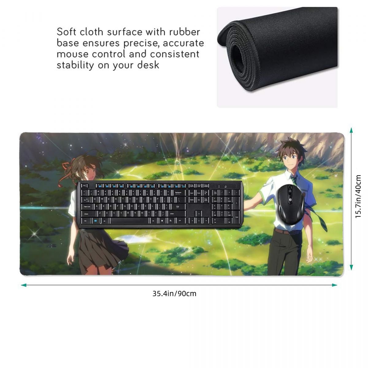 Alas Mouse Besar Anime Jepang  - Gaming Keyboard Name ulasan dan harga