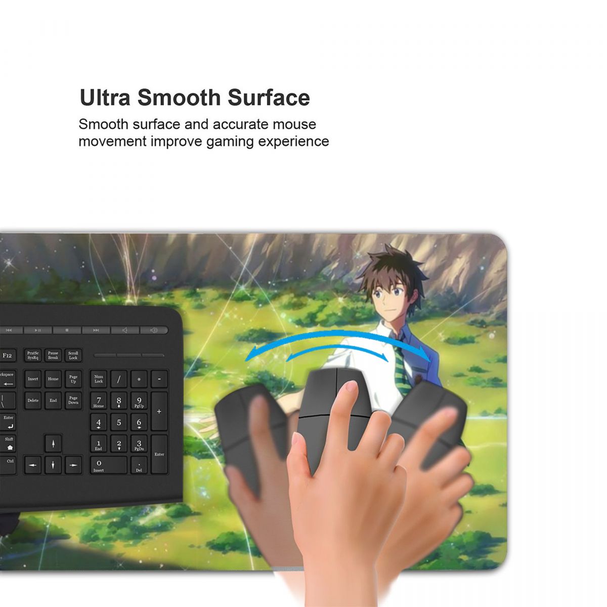 Alas Mouse Besar Anime Jepang  - Gaming Keyboard Name ulasan dan harga
