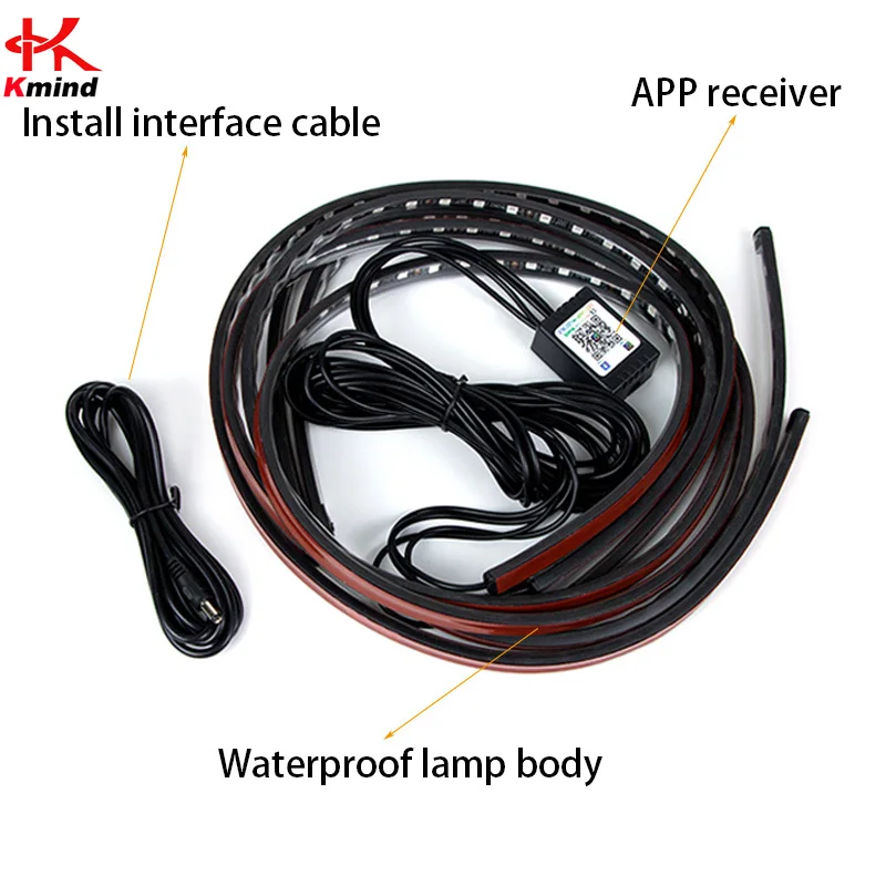 Lampu LED Neon Cahaya Bawah Mo - Rgb Underglow Strip ulasan dan harga