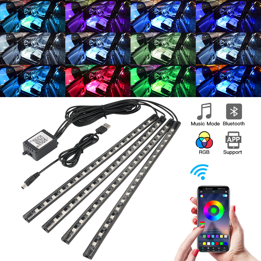 Lampu Mobil Interior LED Neon  - Rgb Underglow Strip ulasan dan harga