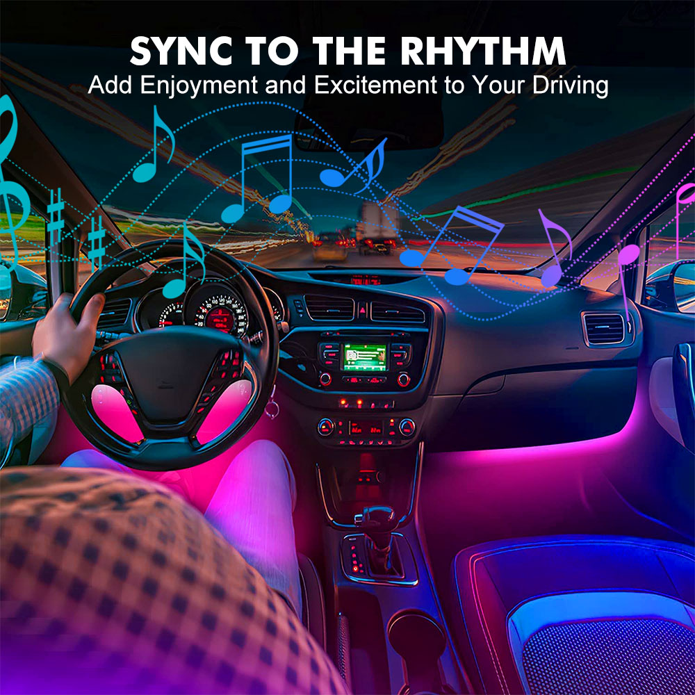 Lampu Mobil Interior LED Neon  - Rgb Underglow Strip ulasan dan harga