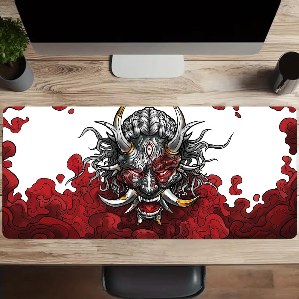 Oni Hannya Mouse Pad Set Besar - Gaming Keyboard Mouse Set ulasan dan harga