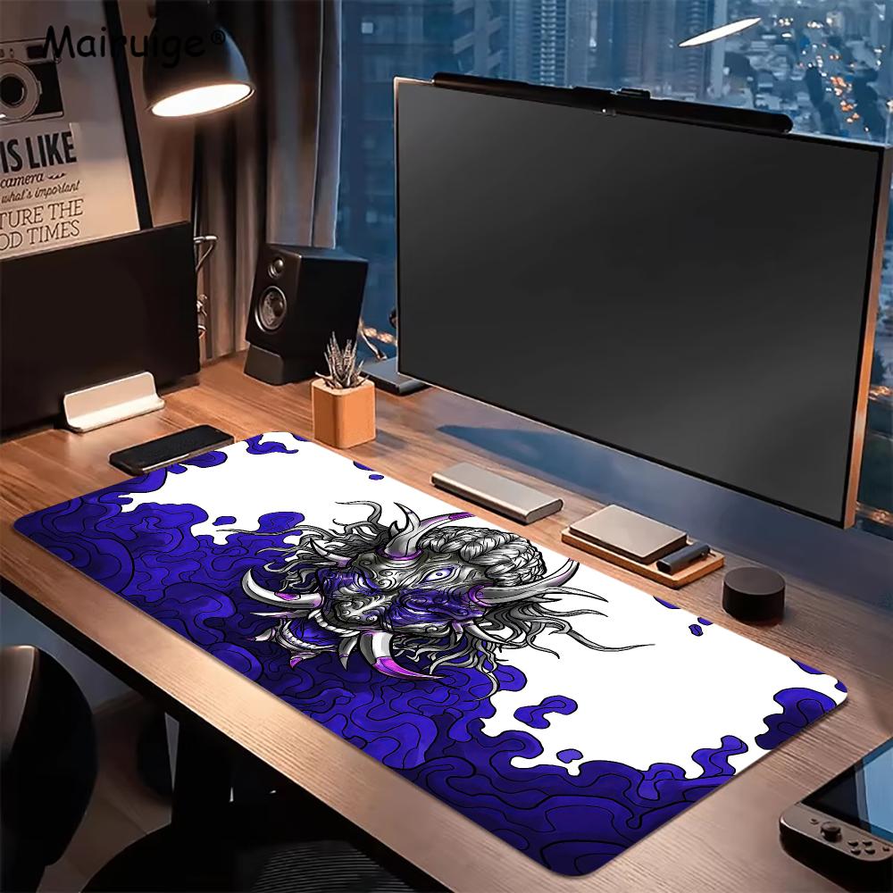 Oni Hannya Mouse Pad Set Besar - Gaming Keyboard Mouse Set ulasan dan harga