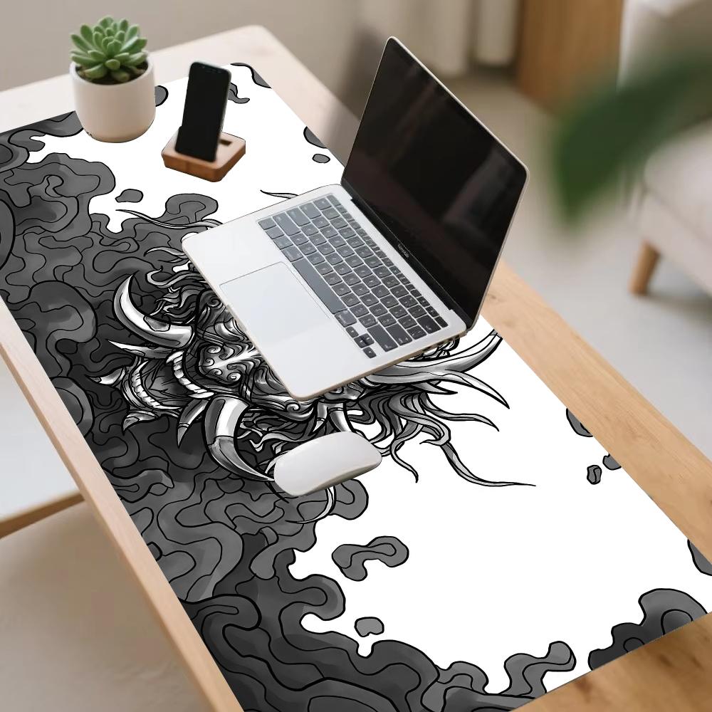 Oni Hannya Mouse Pad Set Besar - Gaming Keyboard Mouse Set ulasan dan harga