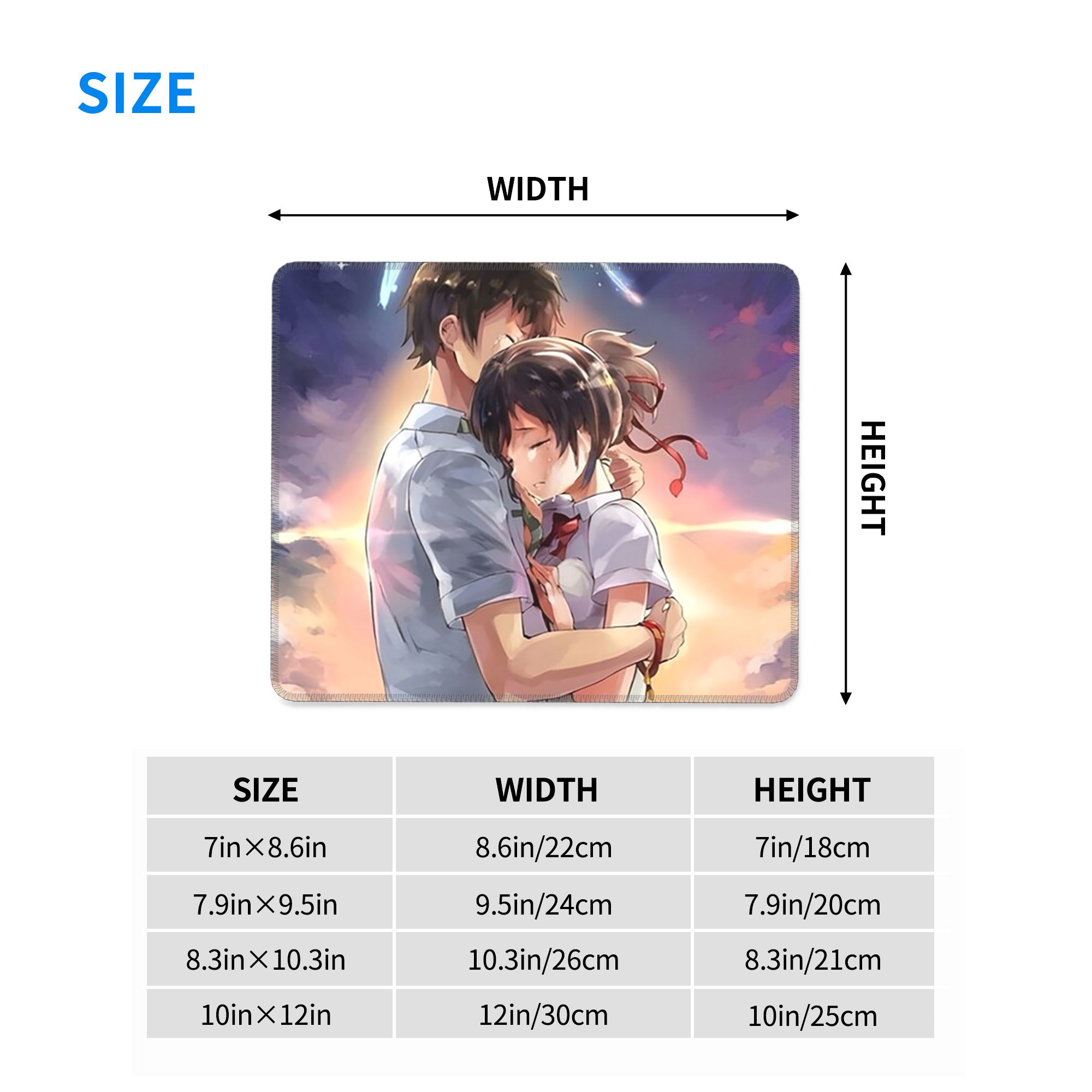 Alas Mouse Anime Jepang Your N - Gaming Keyboard Name ulasan dan harga