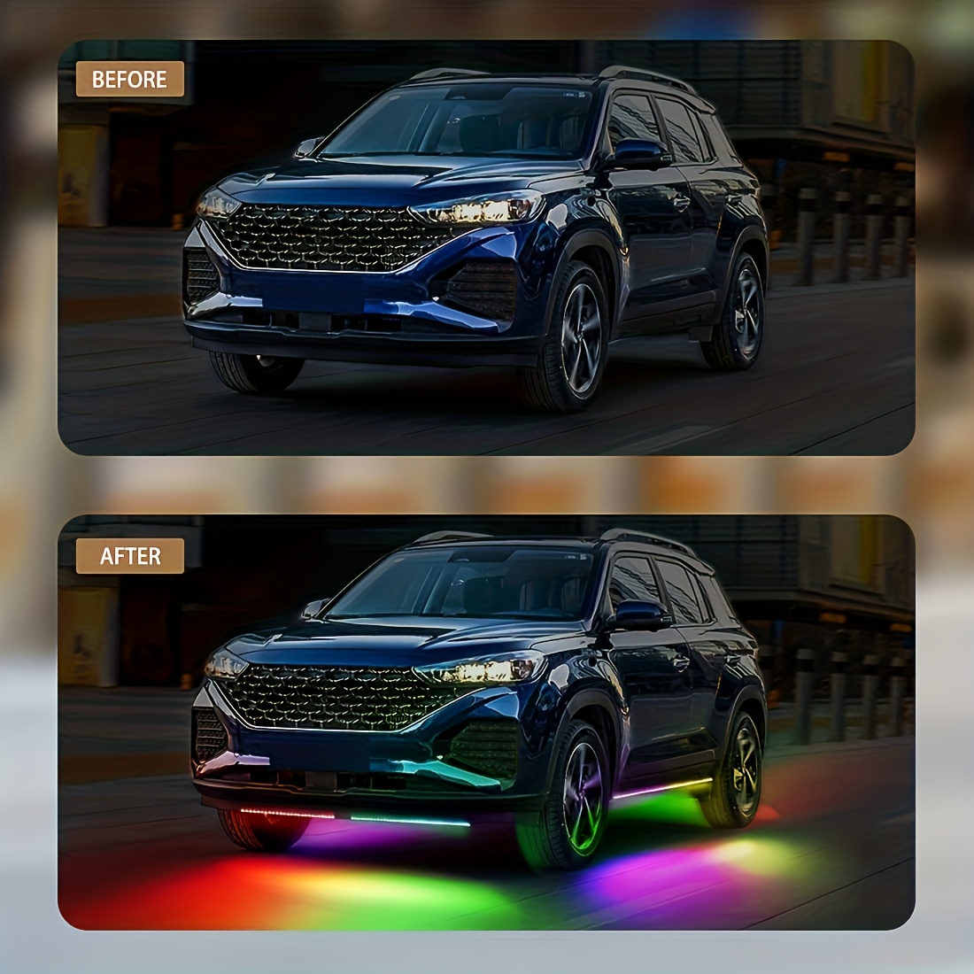 Lampu setrip bawah mobil fleks - Rgb Underglow Strip ulasan dan harga