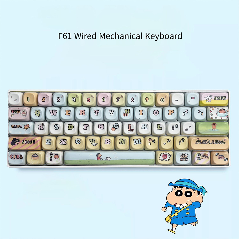Cardcaptor Sakura 61 Tombol Ke - Keyboard Gaming Blue Switch ulasan dan harga