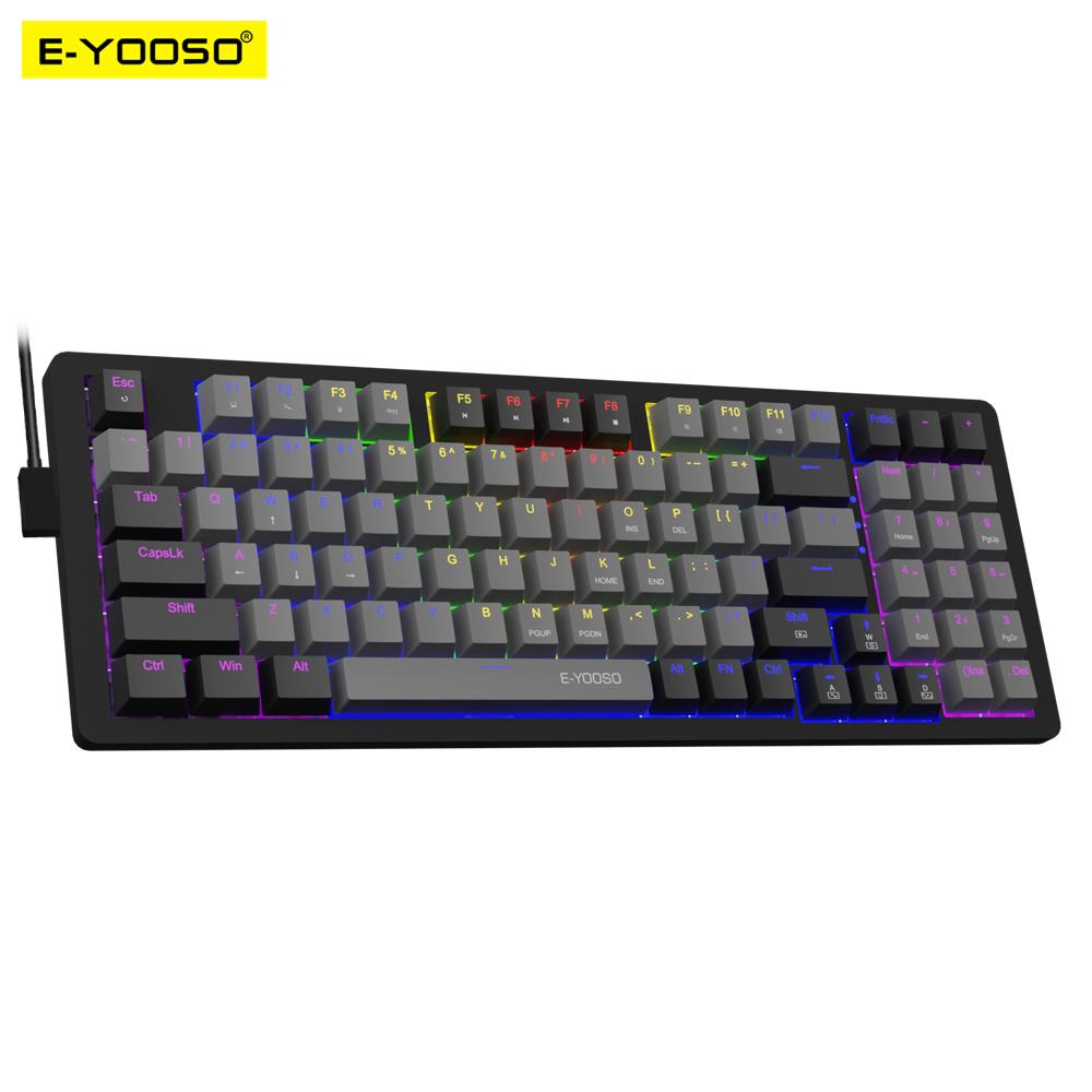 E-YOOSO Z94 Keyboard Gaming me - Keyboard Gaming Blue Switch ulasan dan harga